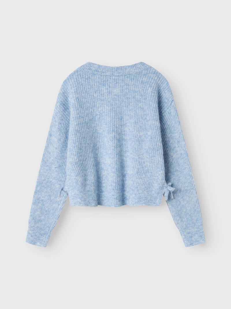 NKFLINNEA SHORT KNIT blauw