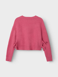 NKFLINNEA SHORT KNIT roze