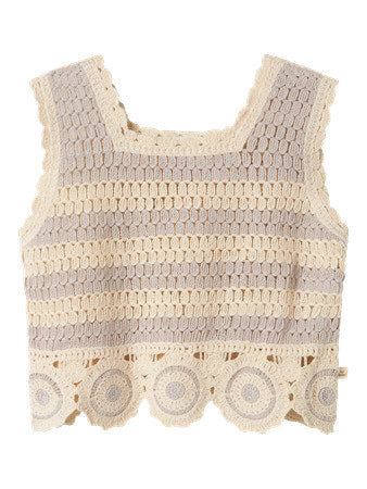NMFFAUNA VEST ecru