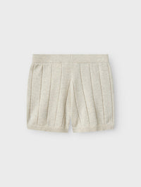NMFHEYDI KNIT SHORTS beige