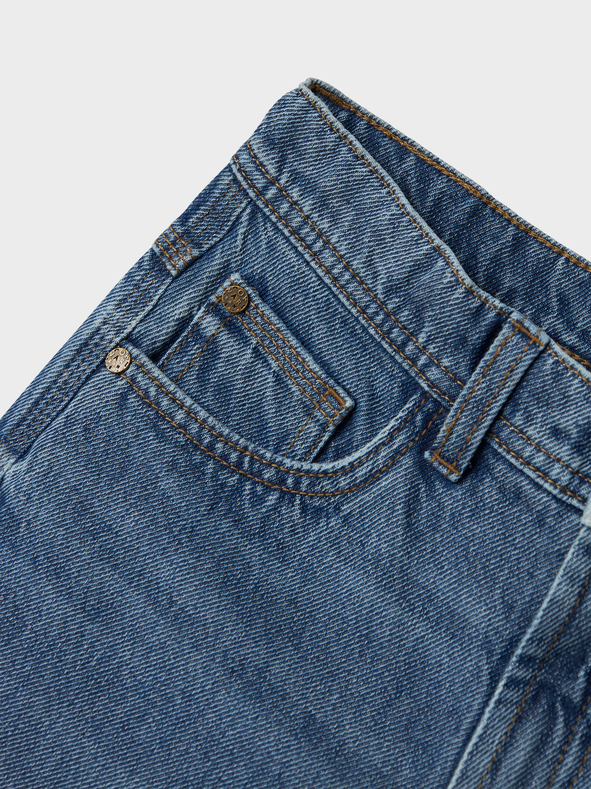 NKMBEN SKATER JEANS 1990 blauw