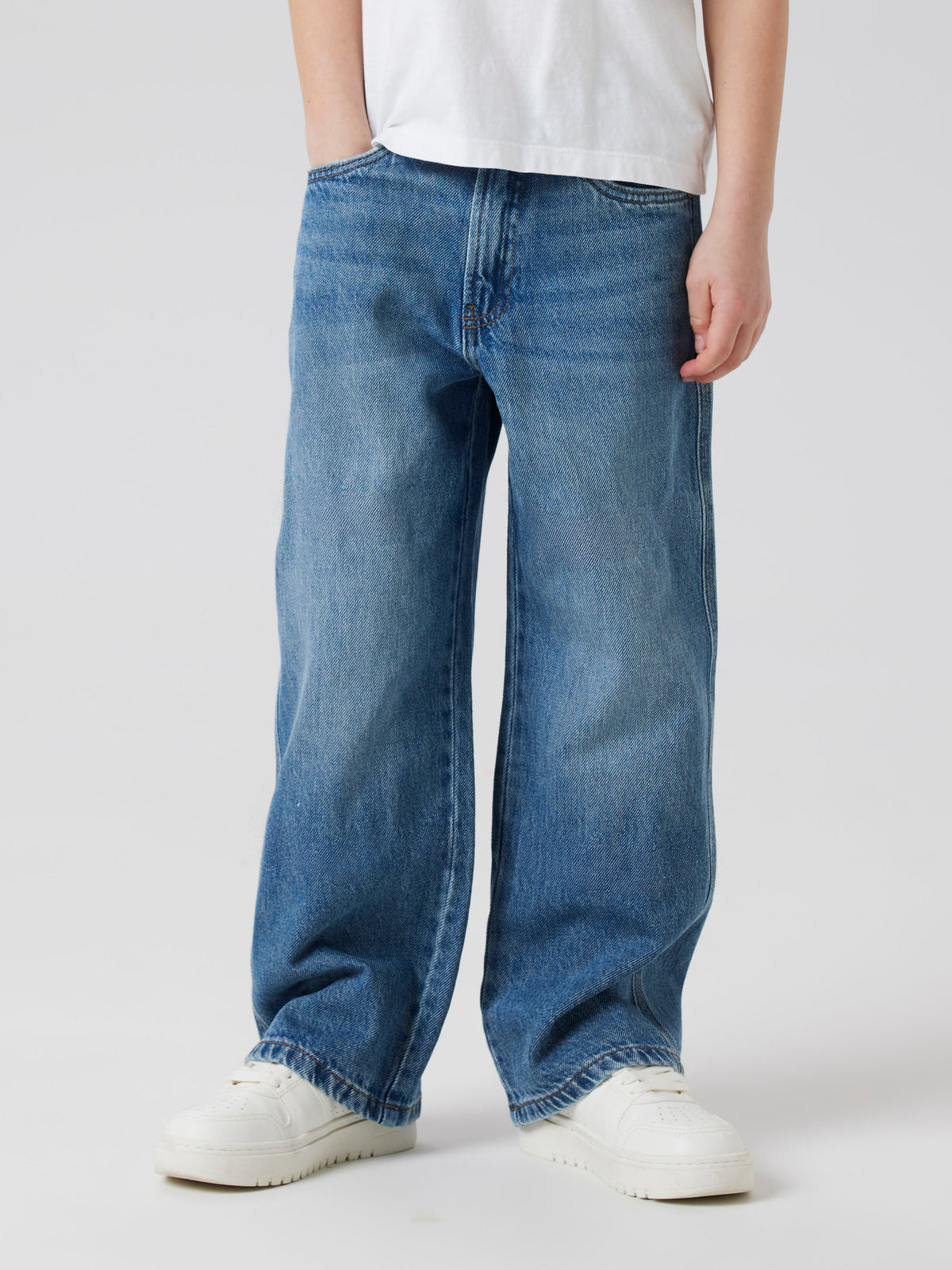 NKMBEN SKATER JEANS 1990 blauw