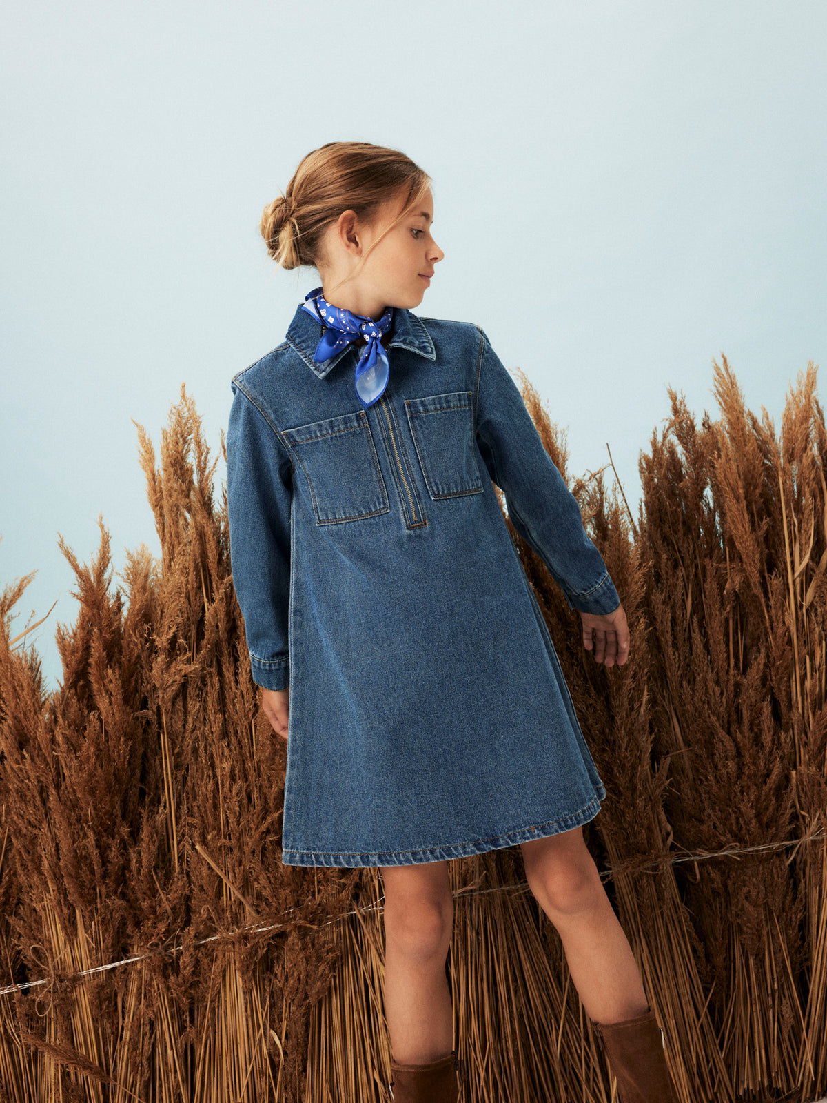 NKFASTRID ZIP DRESS 8228 jeans