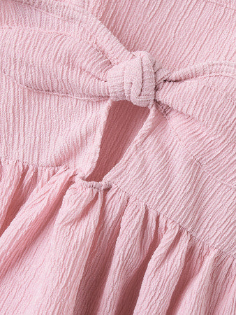 NKFJAKLO STRAP DRESS roze