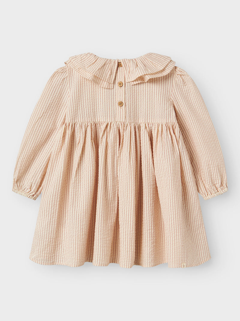 NMFLUCIA DRESS ecru