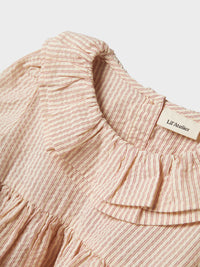 NMFLUCIA DRESS ecru