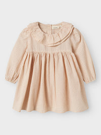 NMFLUCIA DRESS ecru