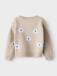 NMFLEIA KNIT ecru
