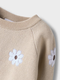 NMFLEIA KNIT ecru