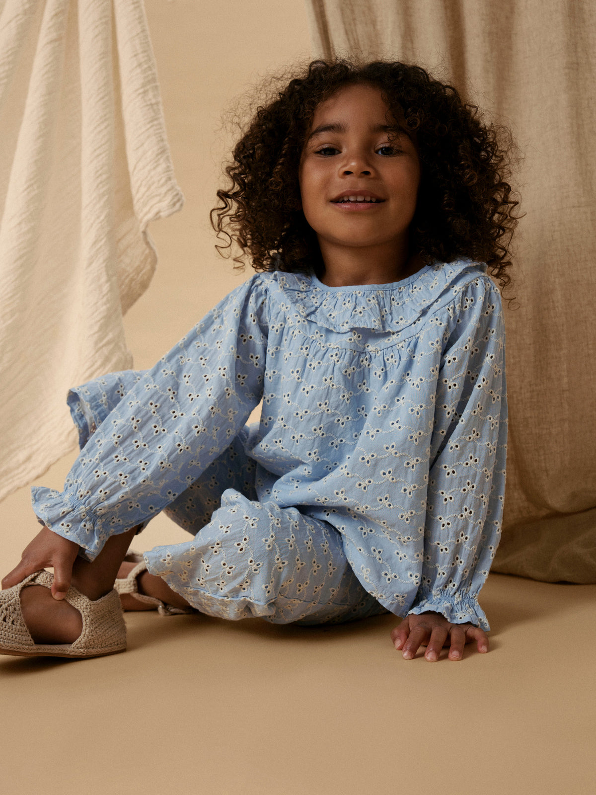 NMFTESSIE SHIRT blauw