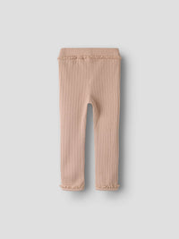 NBFBABETTE SLIM LEGGINGS roze
