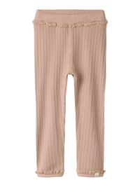 NBFBABETTE SLIM LEGGINGS roze
