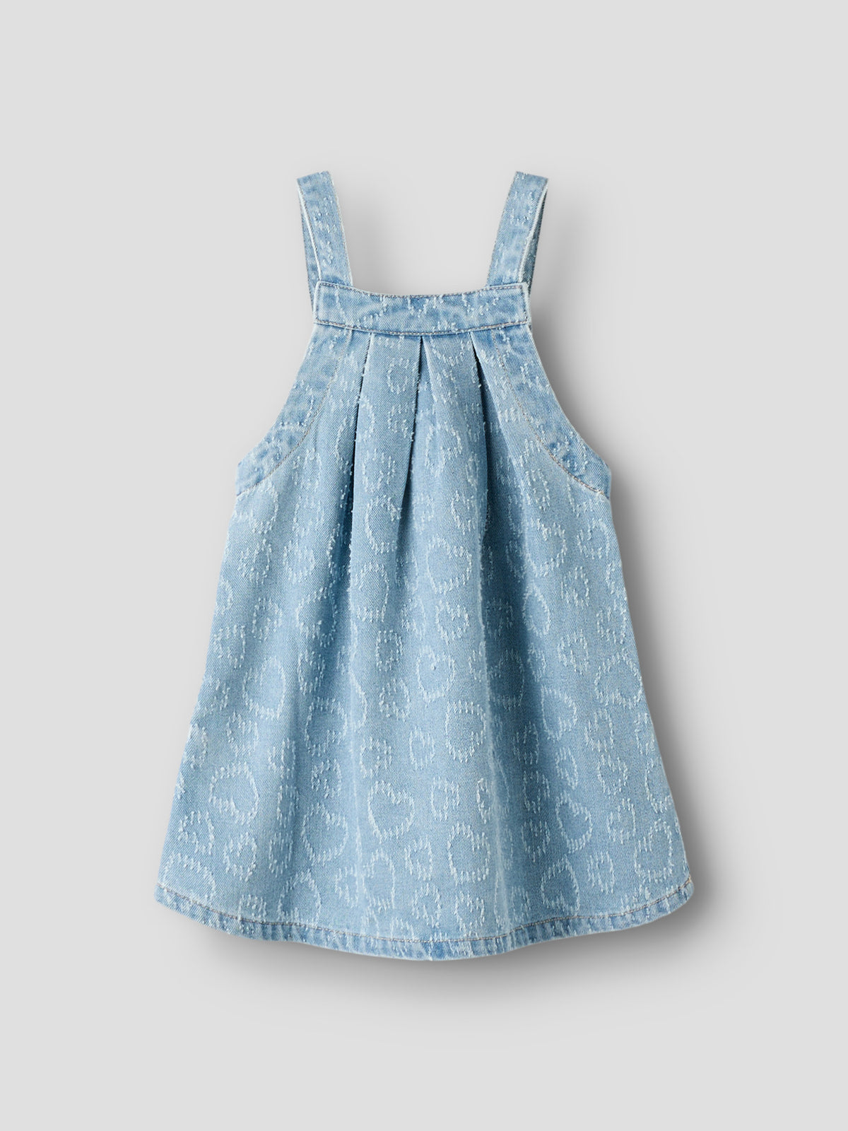 NMFHALLIE HEART DRESS blauw