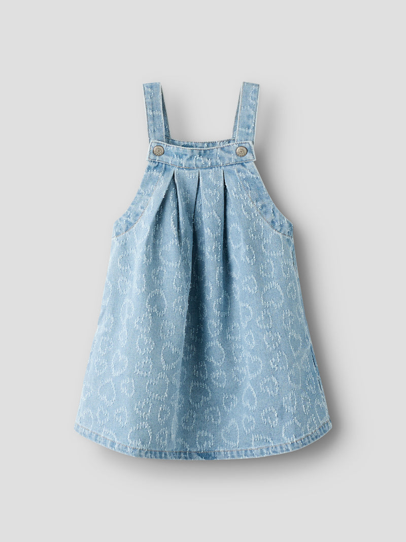 NMFHALLIE HEART DRESS blauw