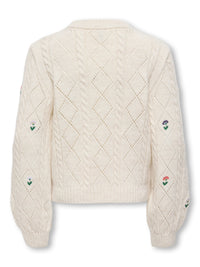KOGFLOWER KNIT ecru