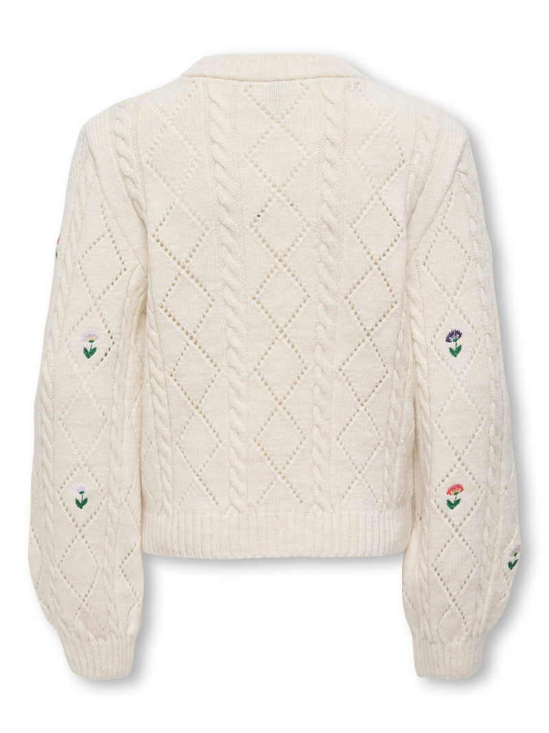 KOGFLOWER KNIT ecru