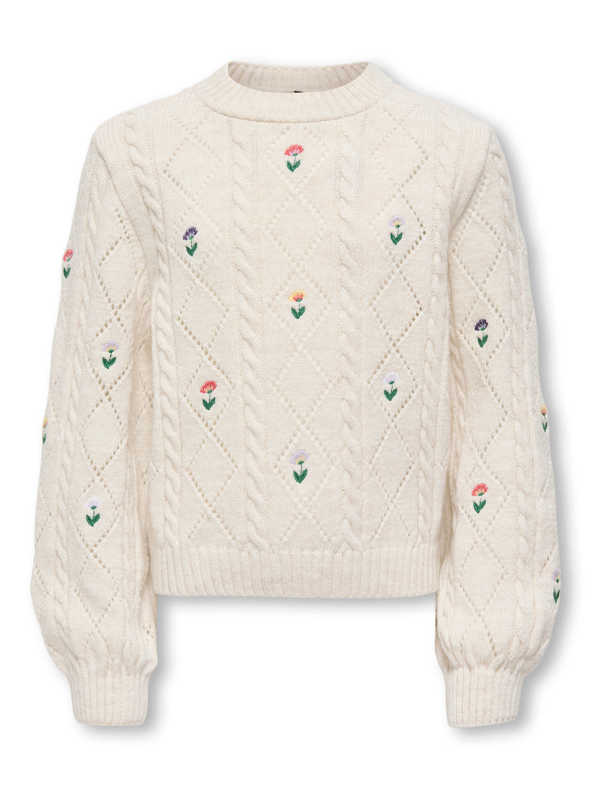 KOGFLOWER KNIT ecru