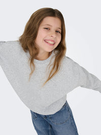 KOGSWEAT CREW OVERSIZE SWEATER grijs