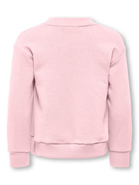 KMGRUTHALINA LIFE PRINTED SWEATER roze