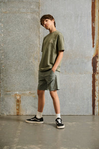 OSJINUS LOOSE LINEN  0580 SHORTS groen