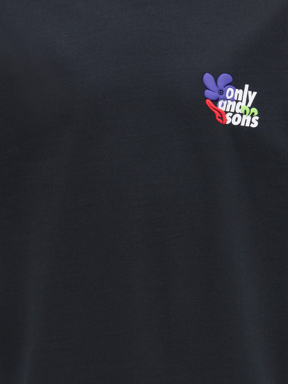 OSJEUPHLORIC LIFE FLOWER TEE zwart