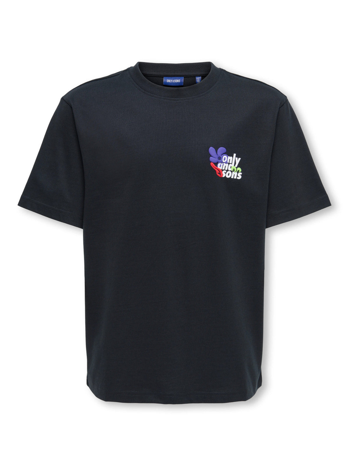 OSJEUPHLORIC LIFE FLOWER TEE zwart