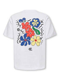 OSJEUPHLORIC LIFE FLOWER TEE wit