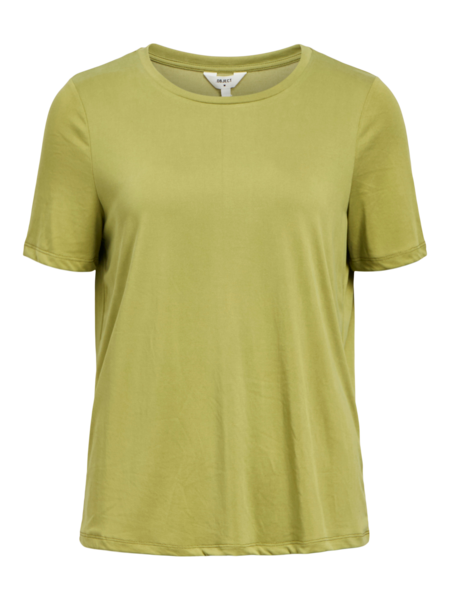 OBJANNIE T-SHIRT mosstone groen