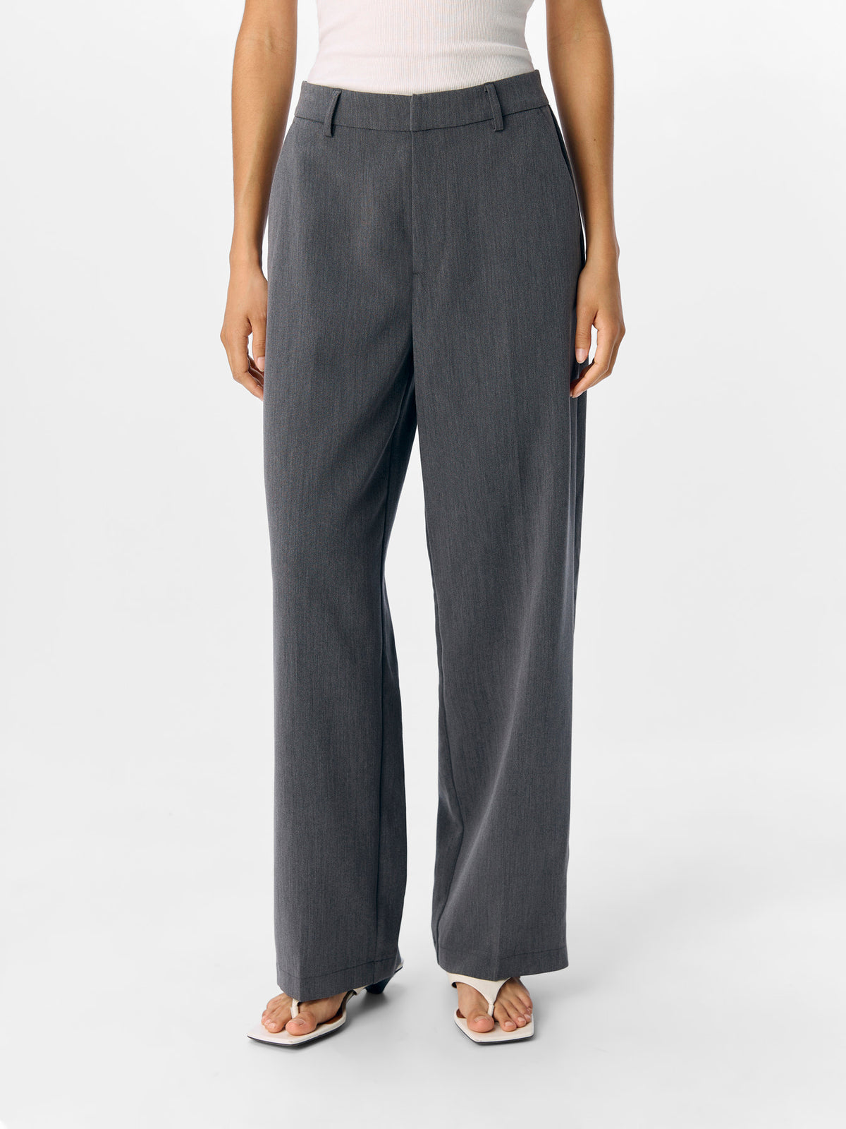 OBJSIGRID PANT medium grey
