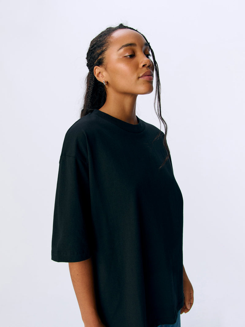 OBJGIMA OVERSIZE T-SHIRT zwart