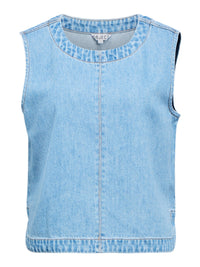 OBJROSIE DENIM TOP blauw