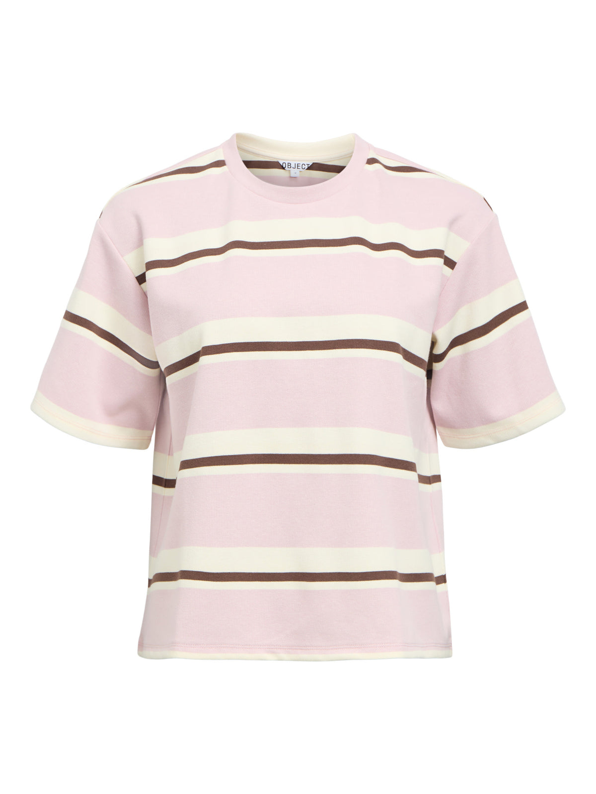 OBJHAZEL T-SHIRT lila/streep