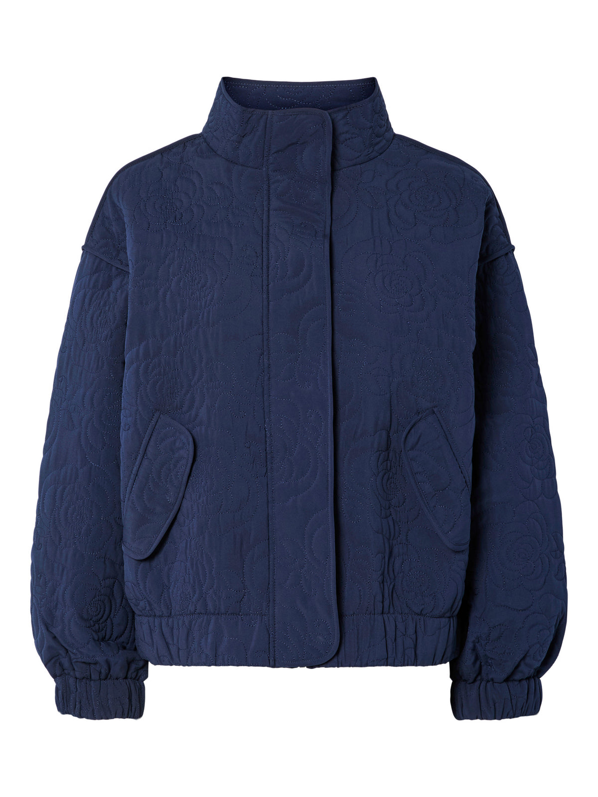 YASFIPURA QUILTED JACKET d blauw
