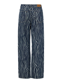 YASLORA BARREL JEANS blauw