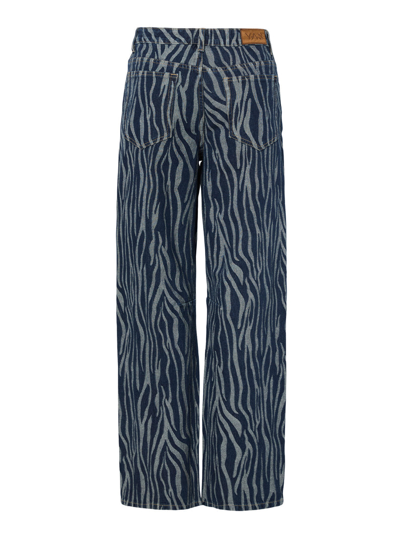 YASLORA BARREL JEANS blauw