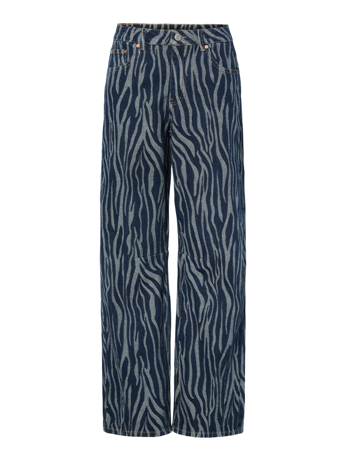 YASLORA BARREL JEANS blauw