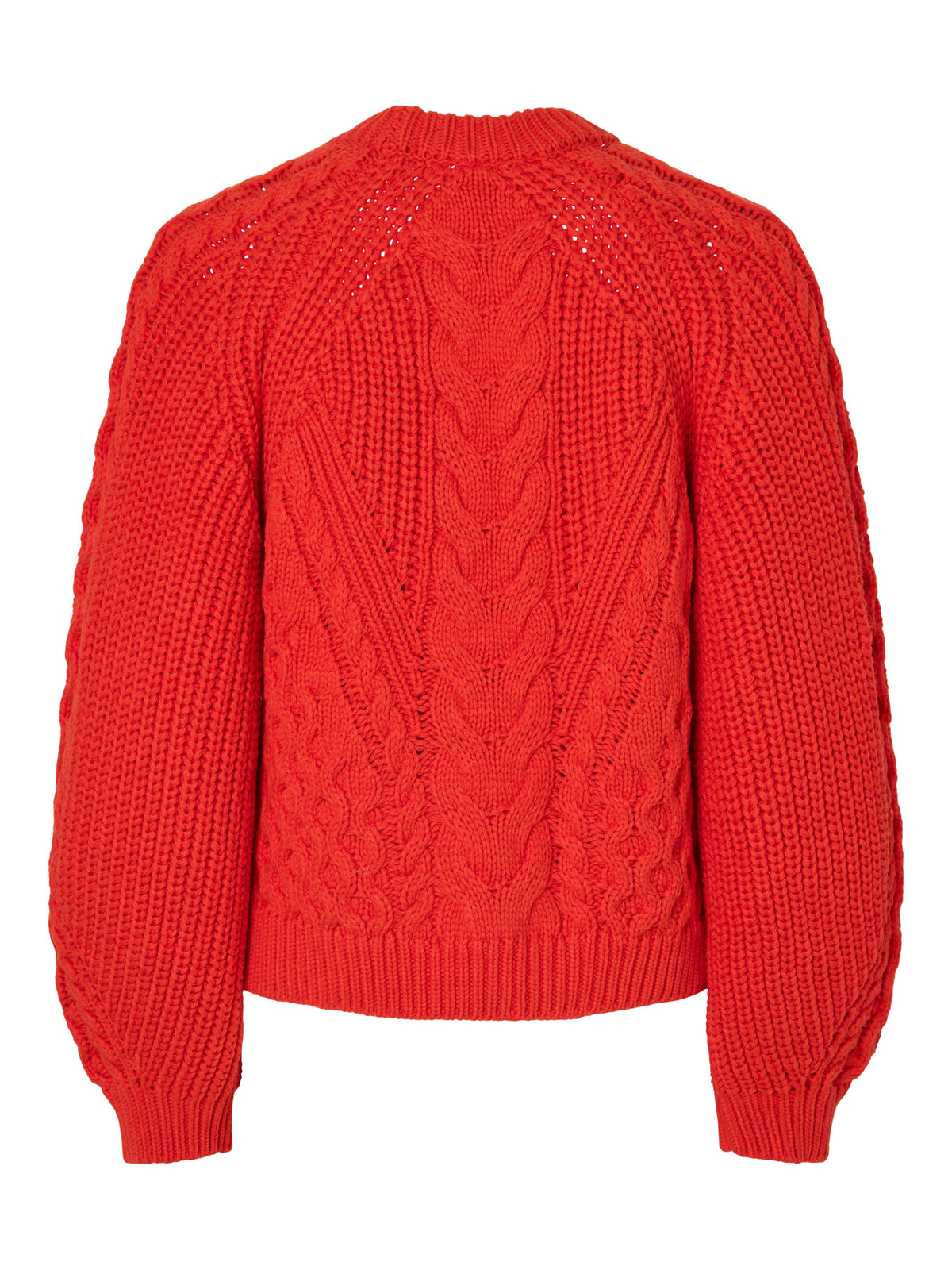 YASNANSA KNIT PULLOVER fel rood