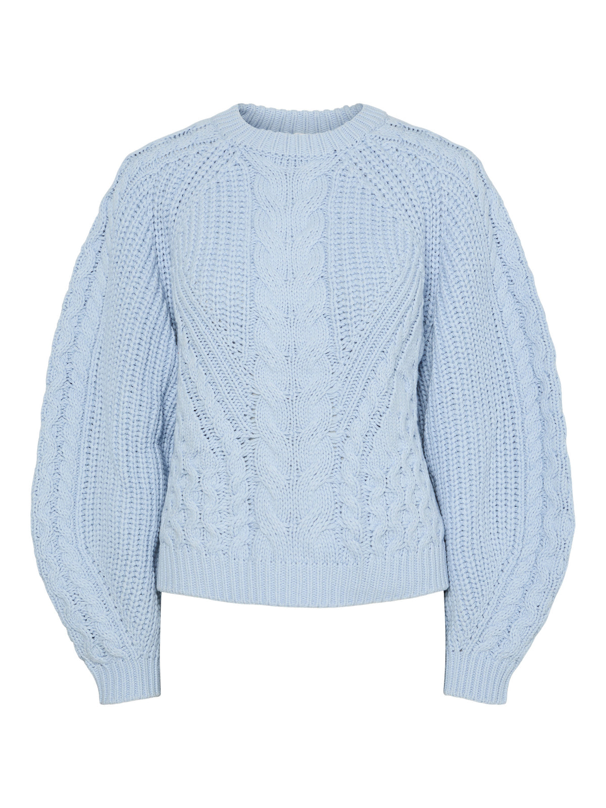YASNANSA KNIT PULLOVER hemelsblauw