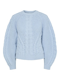 YASNANSA KNIT PULLOVER hemelsblauw