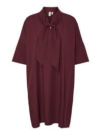 YASKAREN DRESS bordeaux