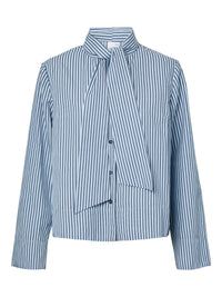 YASTWIMI  BOW SHIRT blauw