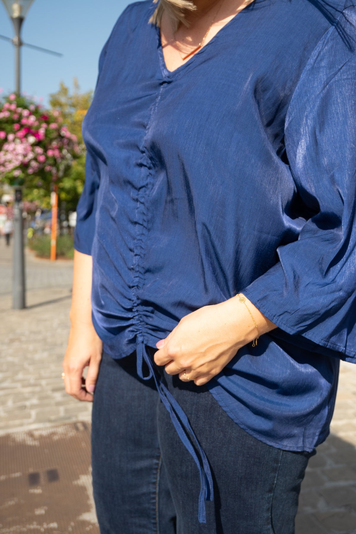 KCMEMBE BLOUSE blauw