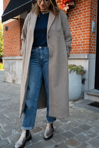 OBJPISA LONG COAT bruin