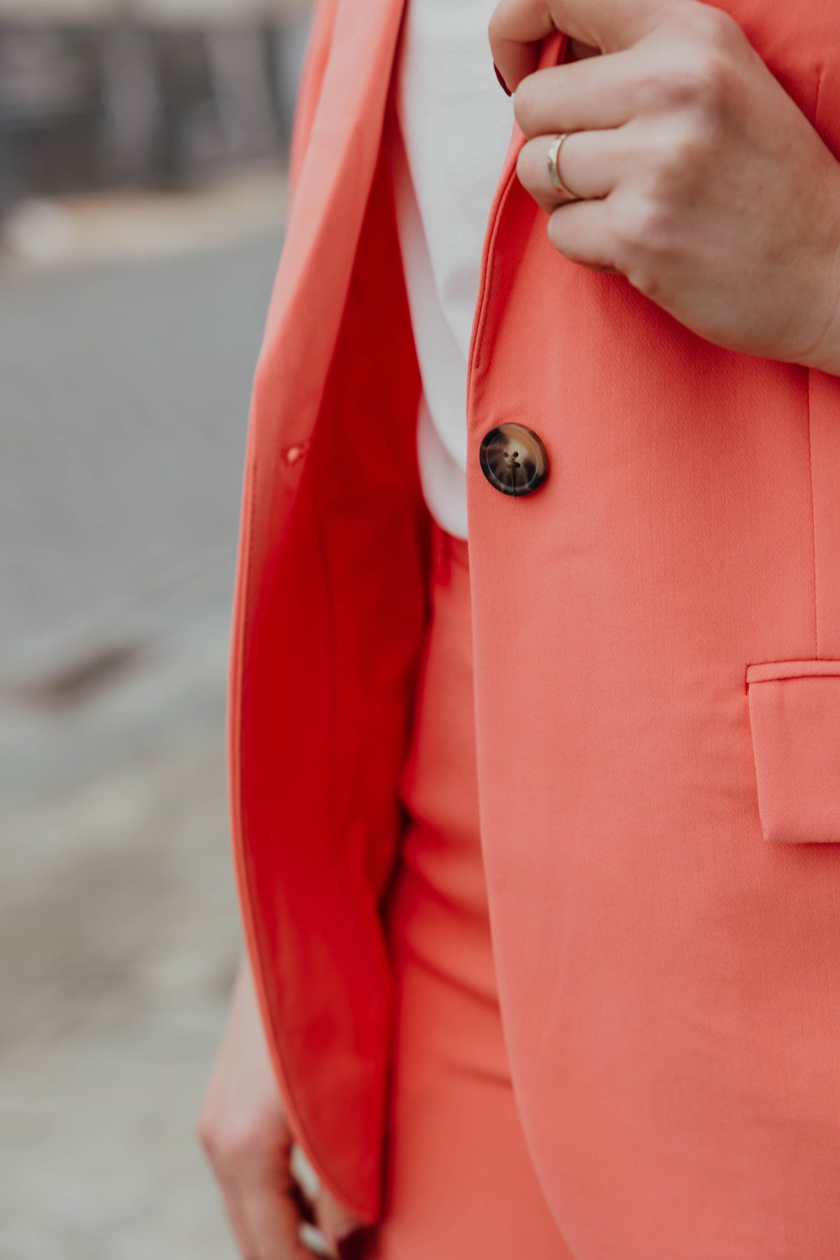 OBJSIGRID BLAZER peach