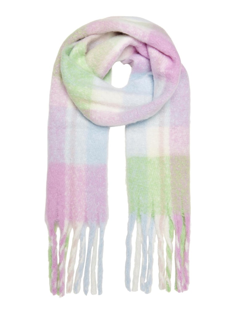 KOGNAYA CHECK SCARF multi pastel