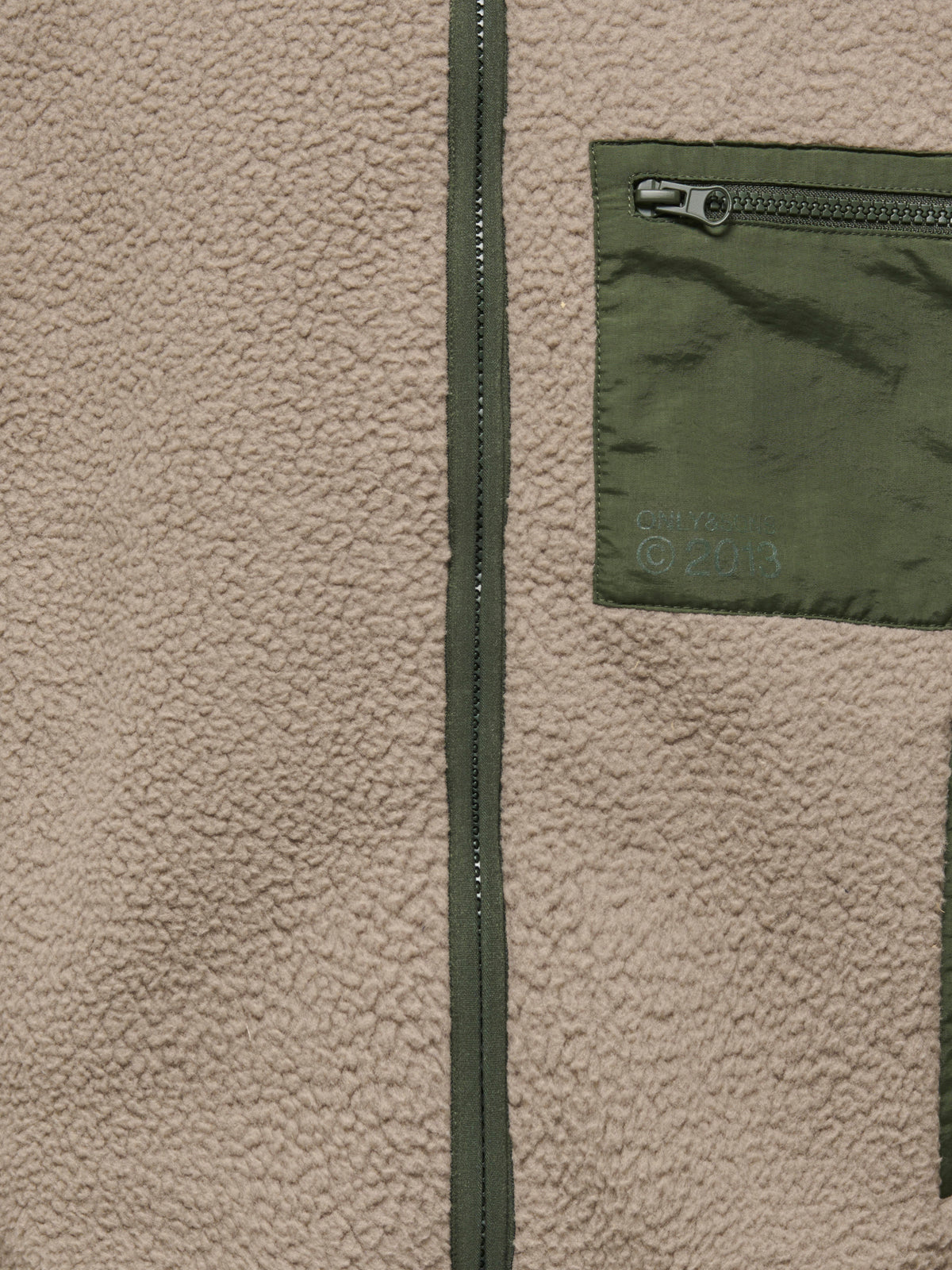 OSJDALLAS SHERPA JACKET groen