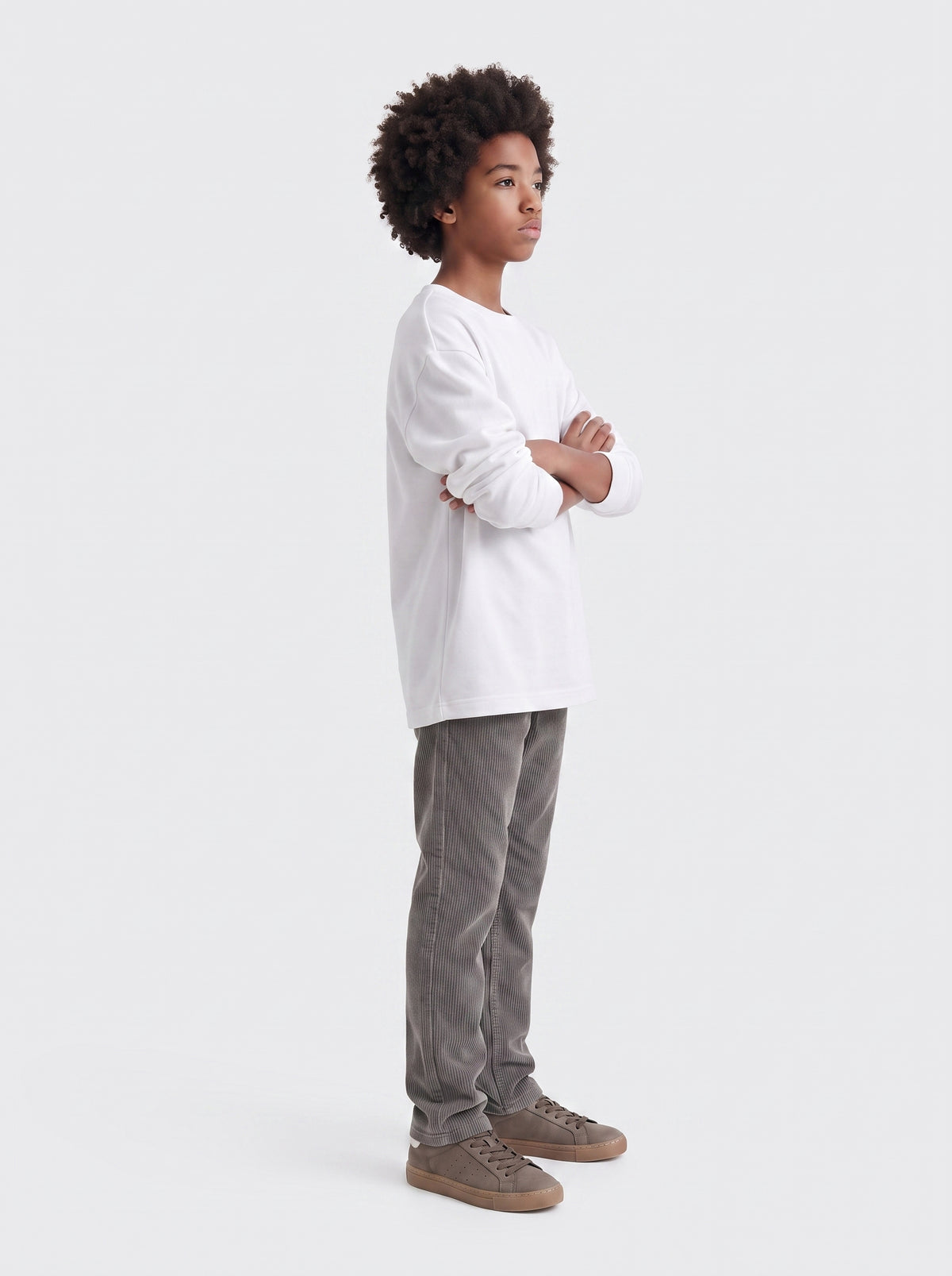 OSJLINUS CORDUROY PANT grijs