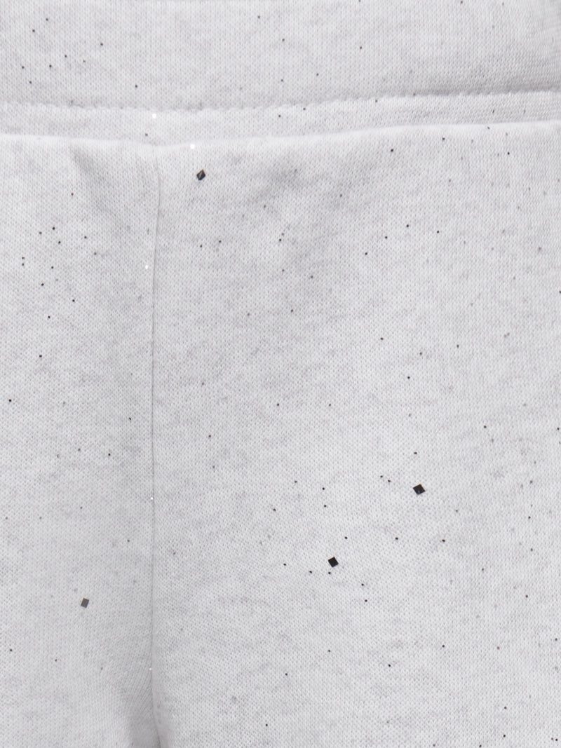 KMGOLIVIA GLITTER PANTS licht grijs/glitter