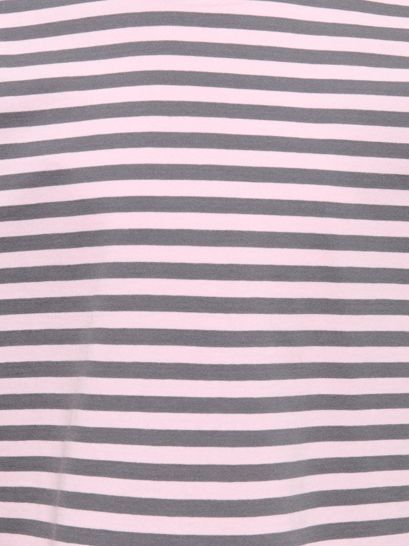 KOGNICCA  STRIPED TOP roze/grijs