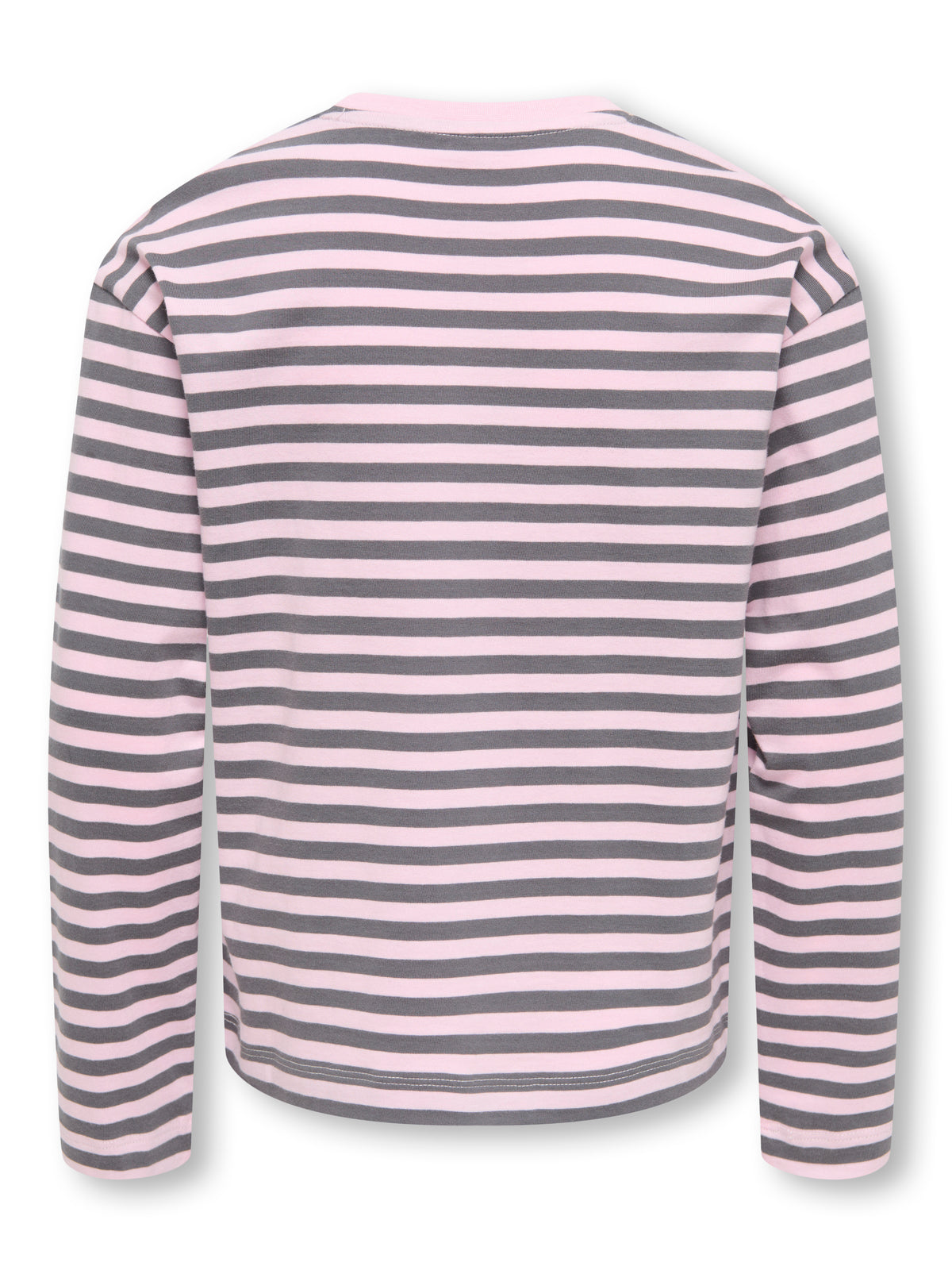 KOGNICCA  STRIPED TOP roze/grijs